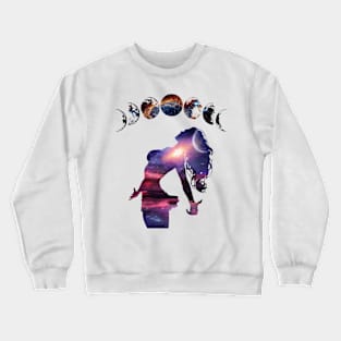 Moon Face Crewneck Sweatshirt